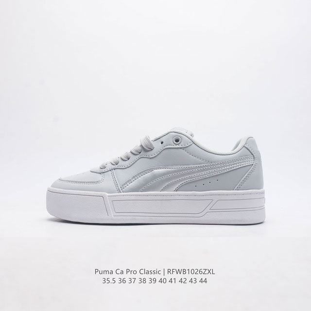 Puma Slipstream Lo Laces 彪马2023 秋冬新款 复古时尚厚底增高耐磨情侣休闲板鞋 码数：35.5 44 编码：Rfwb1026