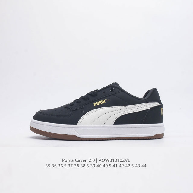 Puma 彪马 男女式 Caven 2.0 运动板鞋卡文 2.0 中性运动鞋 Caven 2.0 是对经典 1980 年代篮球轮廓的微妙旋转，外观是真正的经典。