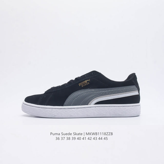 彪马puma Suede Skate 低帮复古轻便透气防滑减震休闲鞋 时尚男女士板鞋潮运动鞋 尺码: 36-45 货号：380865 编码：Mkwb1118Zz