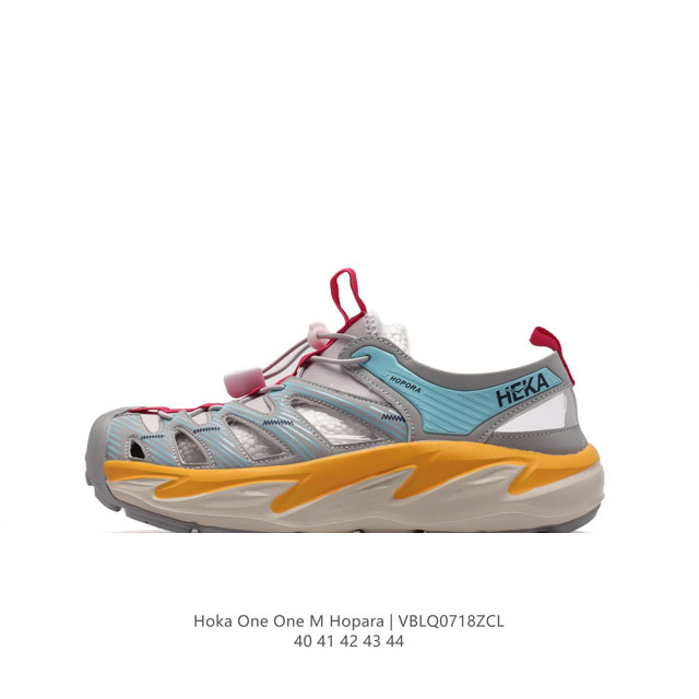 Hoka One One Hopara 户外凉鞋 霍帕拉缓震登山徒步越野运动凉鞋 Hoka Hopara 二代来袭！夏日户外新色彩！#宝藏小众好鞋 #耐磨防滑低 - 点击图像关闭