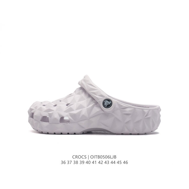 Crocs 沙滩洞洞鞋 男女休闲厚底增高凉拖鞋 卡骆驰杨幂同款 厚底增高凸显大长腿沙滩鞋 选择尺码时 建议选大一码 脚感更舒适 这款没有鞋盒 类型：男女鞋 尺码