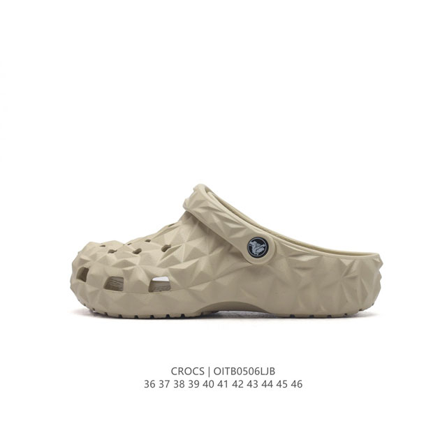 Crocs 沙滩洞洞鞋 男女休闲厚底增高凉拖鞋 卡骆驰杨幂同款 厚底增高凸显大长腿沙滩鞋 选择尺码时 建议选大一码 脚感更舒适 这款没有鞋盒 类型：男女鞋 尺码