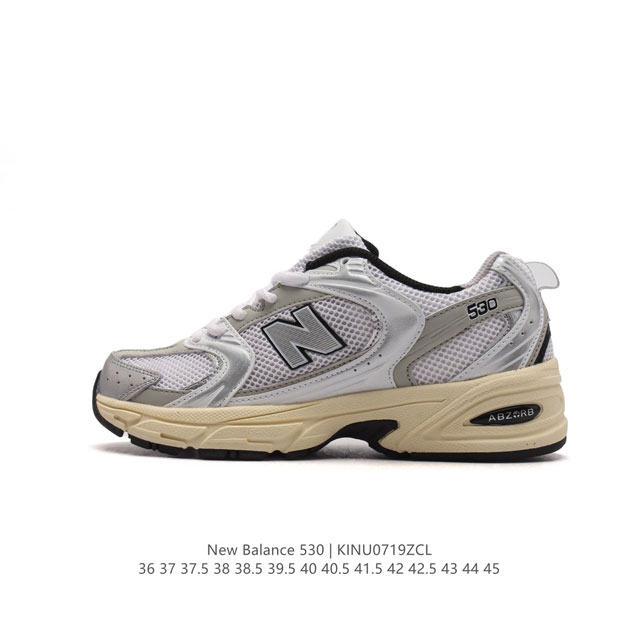 新百伦 Nb530运动鞋 New Balance 530 复古跑鞋厚底增高老爹运动鞋。Nb530这鞋双确实是nb家经复典古款式之一，以全科新技诠释，成打功造53