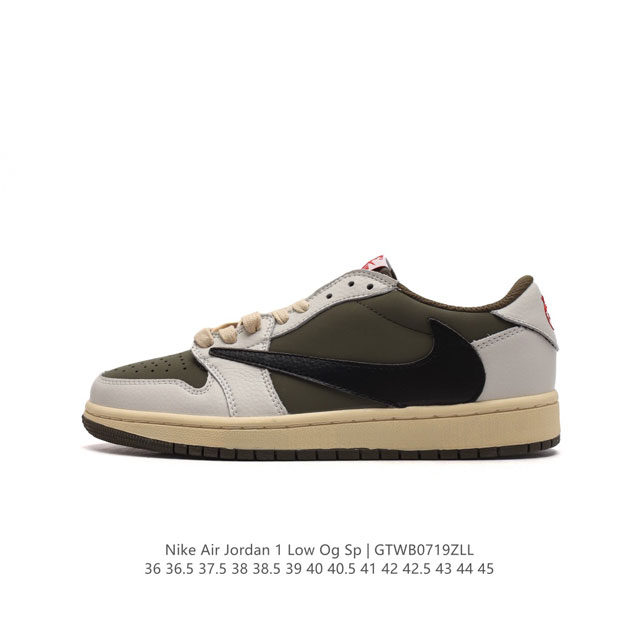 特价 耐克 Nike Air Jordan 1 Low Og Sp Military Blue Aj1乔1 倒勾 低帮篮球鞋 Aj1 乔丹1代 Aj1 乔1 反