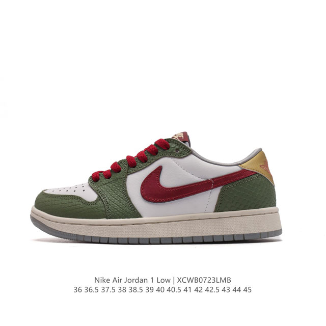 特价 耐克 乔丹air Jordan 1 Low Aj1 乔1 乔丹1代aj1 低帮复古文化休闲运动篮球鞋。该鞋款从 1985 年元年款汲取设计灵感，焕新演绎简