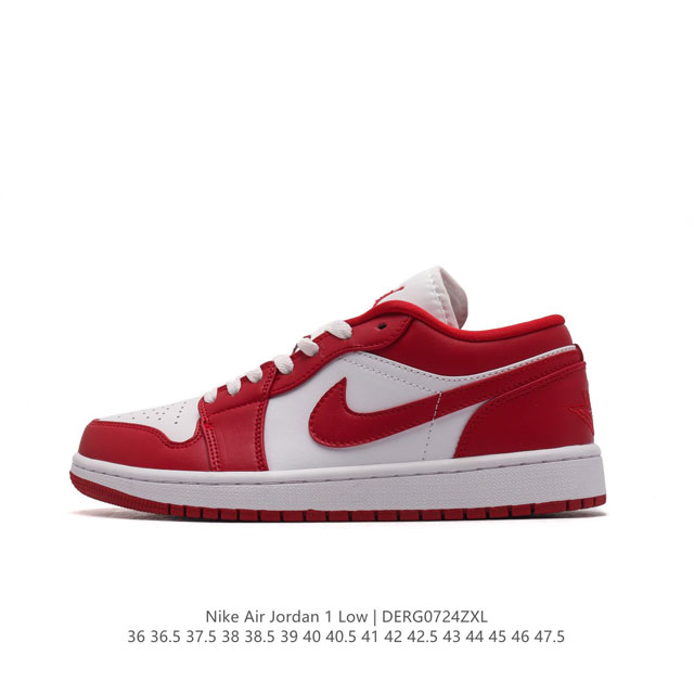 耐克 乔丹air Jordan 1 Low Aj1 乔1 乔丹1代aj1 低帮复古文化休闲运动篮球鞋。该鞋款从 1985 年元年款汲取设计灵感，焕新演绎简约经典