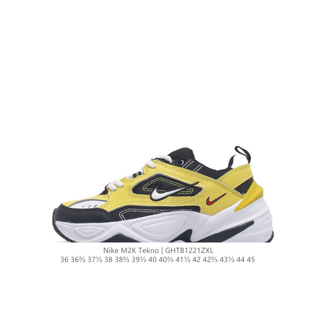 公司级耐克nike Air Monarch M2K 经典复古老爹鞋 夸张流线极符 风靡老爹元素 外形延续当下潮流得未来感老爹鞋 设计干净！ 货号：Bq3378-