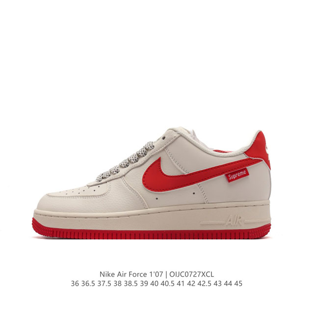 公司级 Af1耐克 Nike Air Force 1 ‘07 Low 空军一号 厚底增高百搭运动板鞋 原楦头原纸板 打造纯正空军版型，专注外贸渠道 全掌内置蜂窝