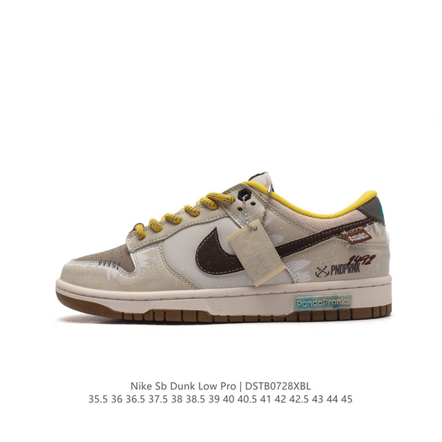 耐克 Nike Sb Dunk Low Pro 男女同款运动鞋复古板鞋，尽情迈步，彰显个性风采。采用柔软皮革鞋面，经久耐穿，塑就如元年款 Dunk 般的复古质感