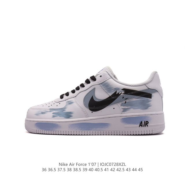 公司级 Af1耐克 Nike Air Force 1 ‘07 Low 空军一号 厚底增高百搭运动板鞋 原楦头原纸板 打造纯正空军版型，专注外贸渠道 全掌内置蜂窝