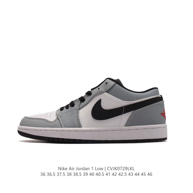 耐克 乔丹air Jordan 1 Low Aj1 乔1 乔丹1代aj1 低帮复古文化休闲运动篮球鞋。该鞋款从 1985 年元年款汲取设计灵感，焕新演绎简约经典