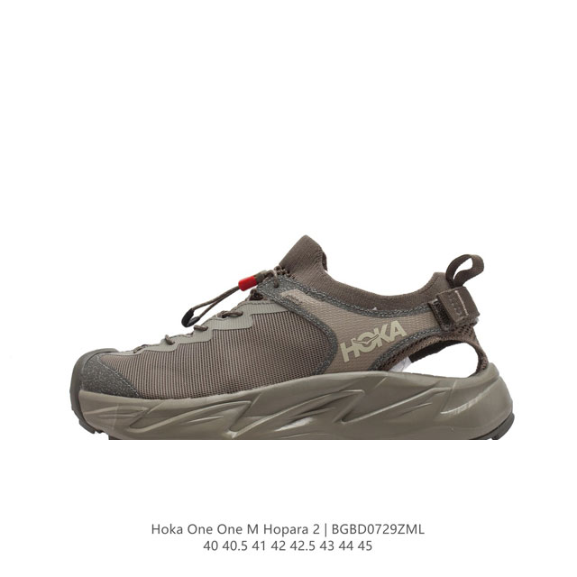 公司级 Hoka One One Hopara 户外凉鞋 霍帕拉缓震登山徒步越野运动凉拖鞋 Hoka Hopara 二代来袭！夏日户外新色彩！#宝藏小众好鞋 #