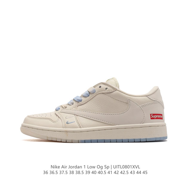 耐克 Nike Air Jordan 1 Low Og Sp Military Blue Aj1乔1 倒勾 路易威登联名 低帮篮球鞋 Aj1 乔丹1代 Aj1