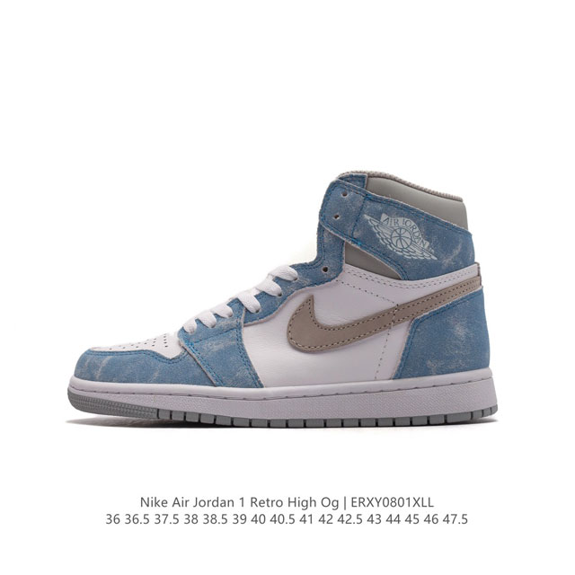 纯原版本 耐克 男女鞋 Nike Air Jordan 1 Retro High Og 乔丹一代aj1 乔1 Aj1 篮球鞋复刻运动鞋。皮面高帮板鞋的设计灵感源