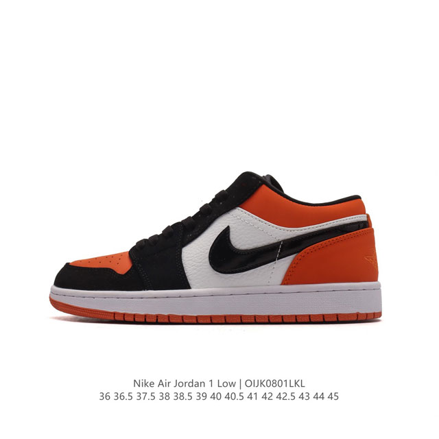 耐克 乔丹air Jordan 1 Low Aj1 乔1 乔丹1代aj1 低帮复古文化休闲运动篮球鞋。该鞋款从 1985 年元年款汲取设计灵感，焕新演绎简约经典 - 点击图像关闭