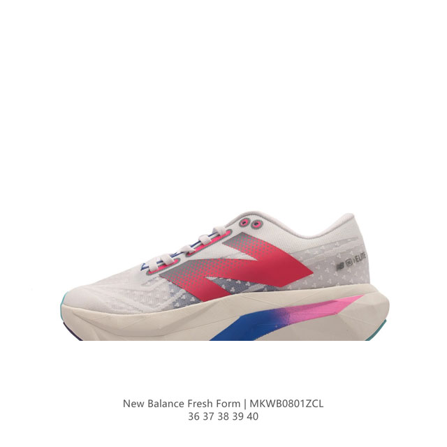 新百伦 [New Balance] Fresh Form 女士运动鞋 厚底增高跑鞋，这款跑鞋不仅有着以大数据为基础的fresh Foam虎蜂大底，还有着独创的h