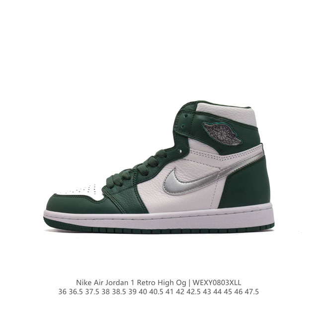 纯原版本 耐克 男女鞋 Nike Air Jordan 1 Retro High Og 乔丹一代aj1 乔1 Aj1 篮球鞋复刻运动鞋。皮面高帮板鞋的设计灵感源