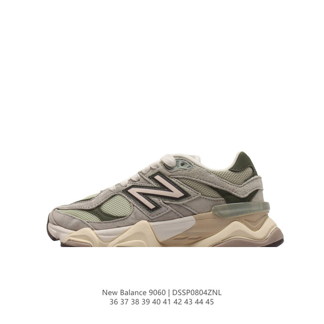 nb 新百伦 New Balance Nb9060小象蹄男女款9060舒适百搭老爹鞋。全新 9060 款式将经典风格与现代设计融合到日常多功能性中。 9060