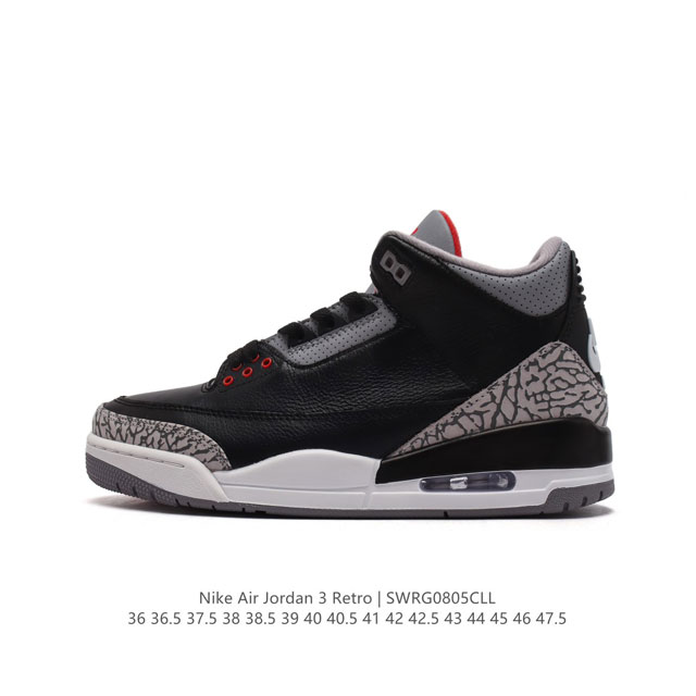 耐克 乔丹 Aj3 耐克 Nike Air Jordan 3 Retro Se 乔3 复刻篮球鞋 乔丹3代 三代 男女子运动鞋，作为 Aj 系列中广受认可的运动