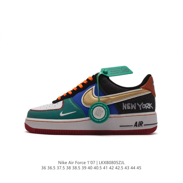 公司级 附赠送logo清洁刷 Af1耐克 Nike Air Force 1 ‘07 Low 空军一号厚底增高百搭休闲运动板鞋 原楦头原纸板 打造纯正空军版型，专