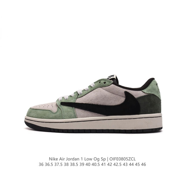 公司级 耐克 Nike Air Jordan 1 Low Og Sp Military Blue Aj1乔1 倒勾 路易威登联名 低帮篮球鞋 Aj1 乔丹1代 - 点击图像关闭