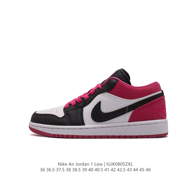 耐克 乔丹air Jordan 1 Low Aj1 乔1 乔丹1代aj1 低帮复古文化休闲运动篮球鞋。从 5 年面世的元年款汲取设计灵感，采用简洁大方的经典外观