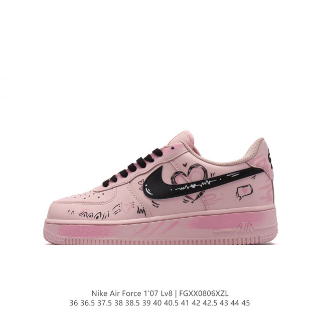 公司级 Af1耐克 Nike Air Force 1 ‘07 Low 空军一号 厚底增高百搭运动板鞋 原楦头原纸板 打造纯正空军版型，专注外贸渠道 全掌内置蜂窝