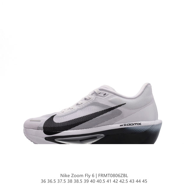 降价原价 元 Nike 耐克 2024春新款男女子zoom Fly 6 Prm缓震轻便跑步鞋。这款鞋在继承了 Nike Zoom Fly 5 的基础上，承诺为跑