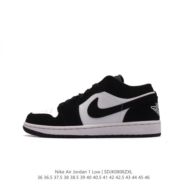 耐克 乔丹air Jordan 1 Low Aj1 乔1 乔丹1代aj1 低帮复古文化休闲运动篮球鞋。从 5 年面世的元年款汲取设计灵感，采用简洁大方的经典外观