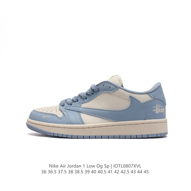 耐克 Nike Air Jordan 1 Low Og Sp Military Blue Aj1乔1 倒勾 低帮篮球鞋 Aj1 乔丹1代 Aj1 乔1 反向脚趾