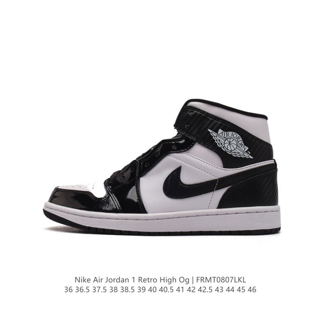 耐克 Nike Air Jordan 1 Mid 男女子篮球鞋时尚轻盈板鞋aj1乔1运动鞋 乔丹一代 高帮复古休闲篮球鞋 。Air Jordan 1 Mid 搭