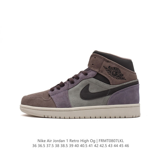 耐克 Nike Air Jordan 1 Mid 男女子篮球鞋时尚轻盈板鞋aj1乔1运动鞋 乔丹一代 高帮复古休闲篮球鞋 。Air Jordan 1 Mid 搭