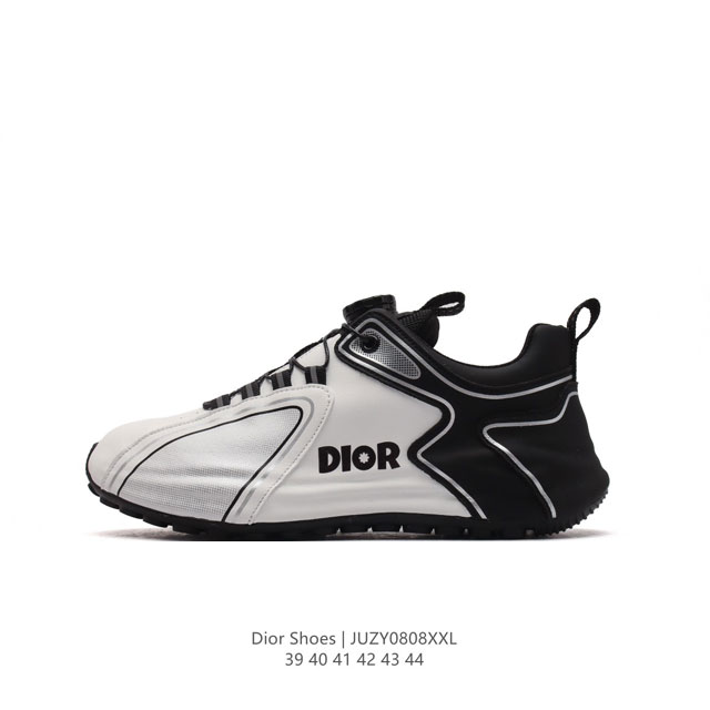 dior 迪奥 高奢品牌 彰显高级气质 Dior 运动鞋低帮系列复古百搭休闲鞋时尚慢跑鞋厚底老爹鞋。 码数：39-44 编码：Juzy0808