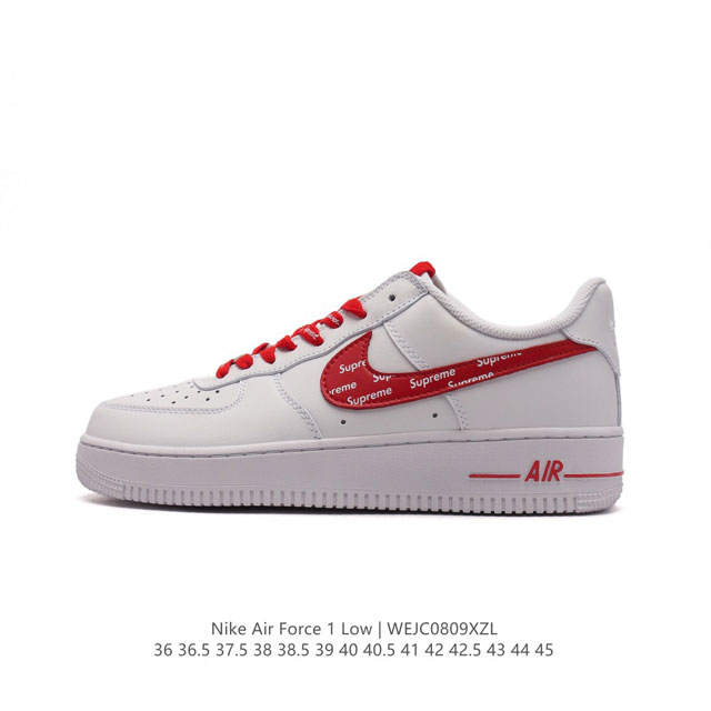 公司级 Af1耐克 Nike Air Force 1 ‘07 Low 空军一号 厚底增高百搭运动板鞋 原楦头原纸板 打造纯正空军版型，专注外贸渠道 全掌内置蜂窝