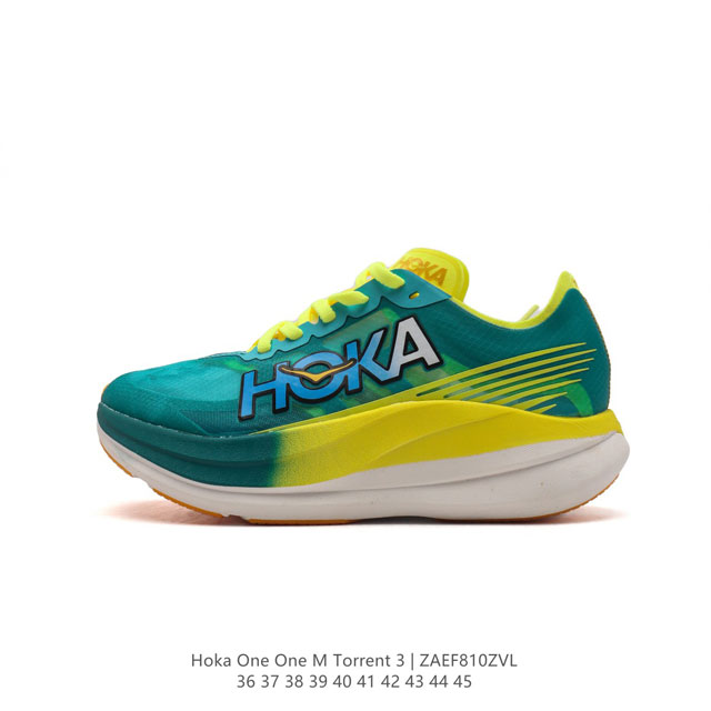 hoka One One 短程越野竞速越野跑步 Torrent 3 耐磨舒适轻量透气缓震轻便防滑训练运动跑步鞋户外防滑抓地 厚底针织鞋面透气徒步鞋。专为您的脚型