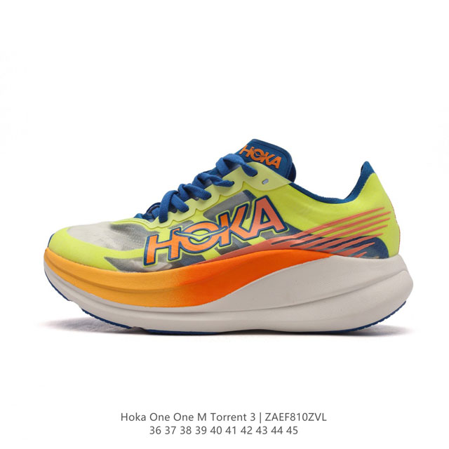 hoka One One 短程越野竞速越野跑步 Torrent 3 耐磨舒适轻量透气缓震轻便防滑训练运动跑步鞋户外防滑抓地 厚底针织鞋面透气徒步鞋。专为您的脚型