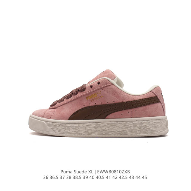 彪马puma Suede Xl 低帮复古轻便透气防滑减震休闲鞋 厚底增高运动板鞋。 尺码: 36-45含半码 货号：397255 04 编码：Ewwb0810Z