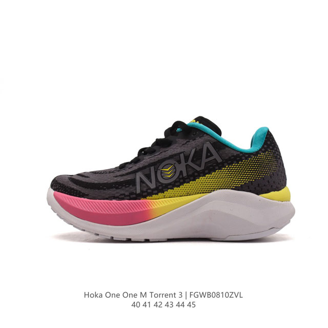 hoka One One 短程越野竞速越野跑步 Torrent 3 耐磨舒适轻量透气缓震轻便防滑训练运动跑步鞋户外防滑抓地 厚底针织鞋面透气徒步鞋。专为您的脚型