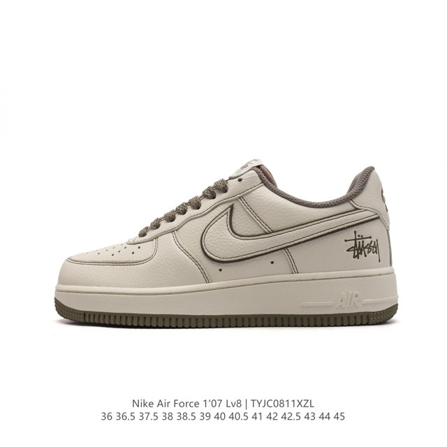 公司级 Af1耐克 Nike Air Force 1 ‘07 Low 空军一号 厚底增高百搭运动板鞋 原楦头原纸板 打造纯正空军版型，专注外贸渠道 全掌内置蜂窝