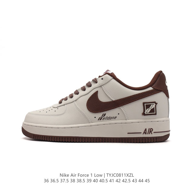 公司级 Af1耐克 Nike Air Force 1 ‘07 Low 空军一号 厚底增高百搭运动板鞋 原楦头原纸板 打造纯正空军版型，专注外贸渠道 全掌内置蜂窝