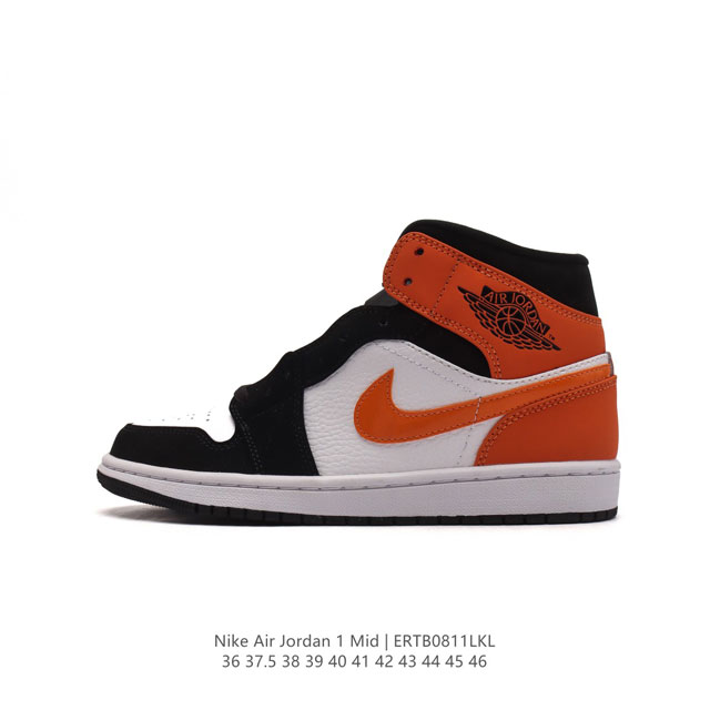 特价 耐克 Nike Air Jordan 1 Mid 男女子篮球鞋时尚轻盈板鞋aj1乔1运动鞋 乔丹一代 高帮复古休闲篮球鞋 。Air Jordan 1 Mi