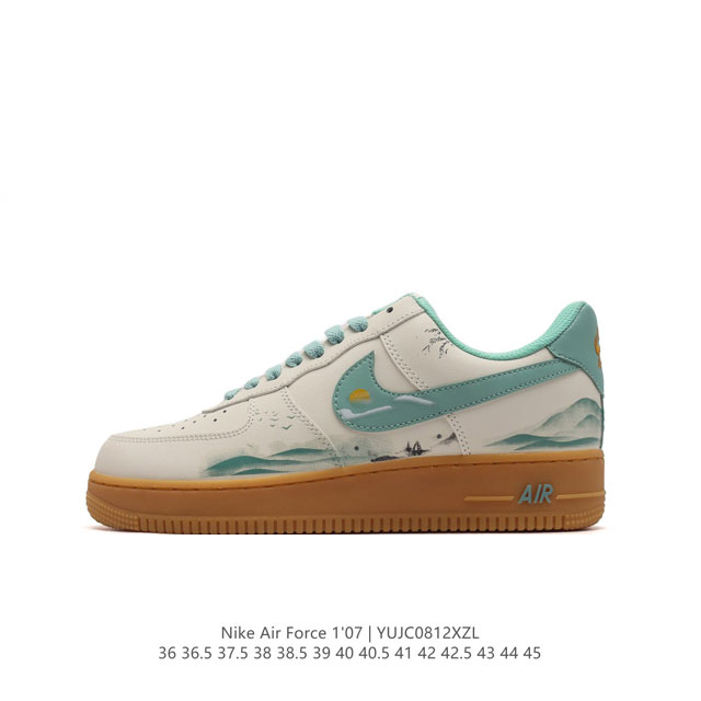 公司级 Af1耐克 Nike Air Force 1 ‘07 Low 空军一号 厚底增高百搭运动板鞋 原楦头原纸板 打造纯正空军版型，专注外贸渠道 全掌内置蜂窝