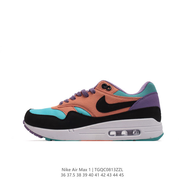 耐克 Nike Air Max 1 Prm 男女子运动鞋 从法国建筑中汲取设计灵感，兼具运动风范和时尚格调，是此系列起初搭载 Air 的鞋款。疾速外观、经典缓震