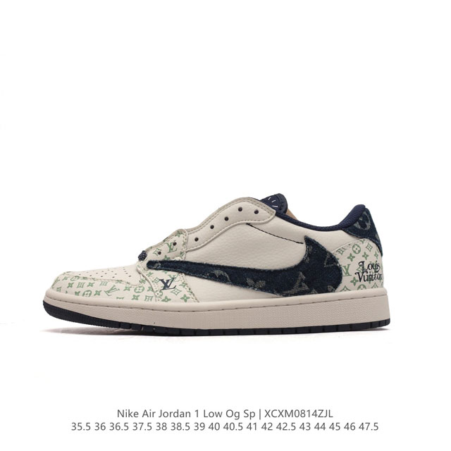 耐克 Nike Air Jordan 1 Low Og Sp Military Blue Aj1乔1 倒勾 低帮篮球鞋 Aj1 乔丹1代 Aj1 乔1 反向脚趾