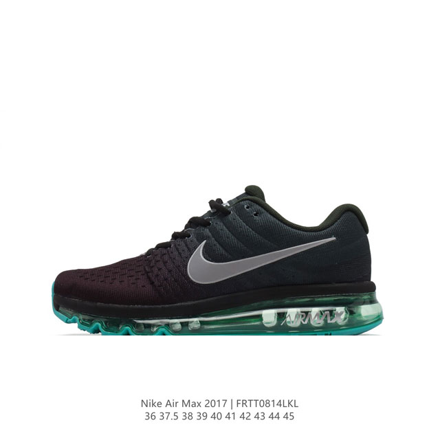 nike 耐克 Air Max 2017 男女士跑鞋全掌气垫缓震休闲运动跑步鞋。Nikeair Max2017是nike Air Max系列的2017年旗舰款跑