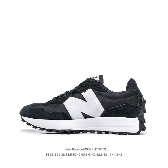 nb327 #New Balance 新百伦 采用翻毛皮及染色牛津布料拼接构成，中底高弹eva发泡材质加持满丁防滑橡胶外底上世纪 70 年代的意大利街头风格nb