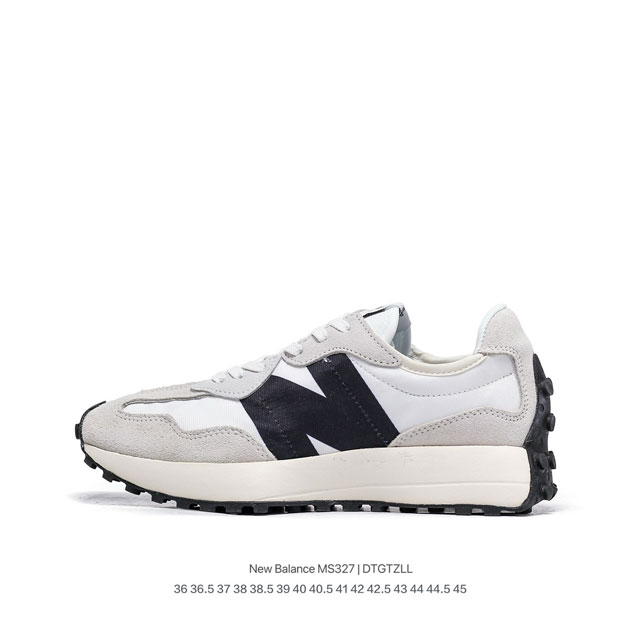 nb327 #New Balance 新百伦 采用翻毛皮及染色牛津布料拼接构成，中底高弹eva发泡材质加持满丁防滑橡胶外底上世纪 70 年代的意大利街头风格nb