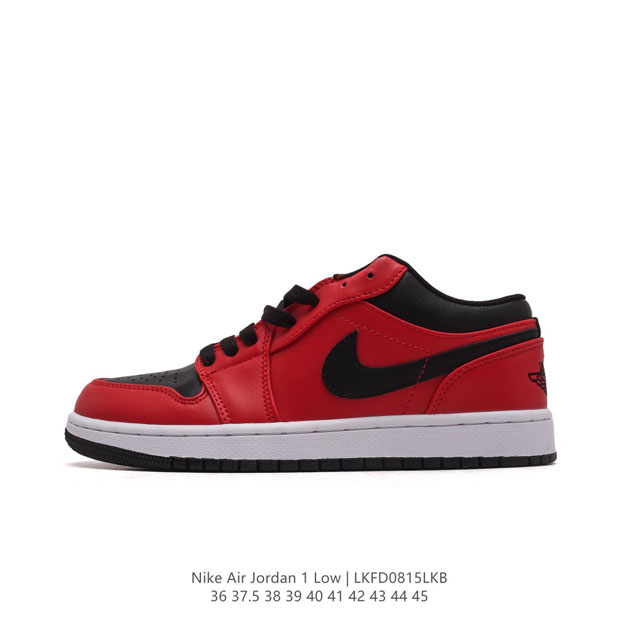 耐克 乔丹air Jordan 1 Low Aj1 乔1 乔丹1代aj1 低帮复古文化休闲运动篮球鞋。从1985 年面世的元年款汲取设计灵感，采用简洁大方的经典