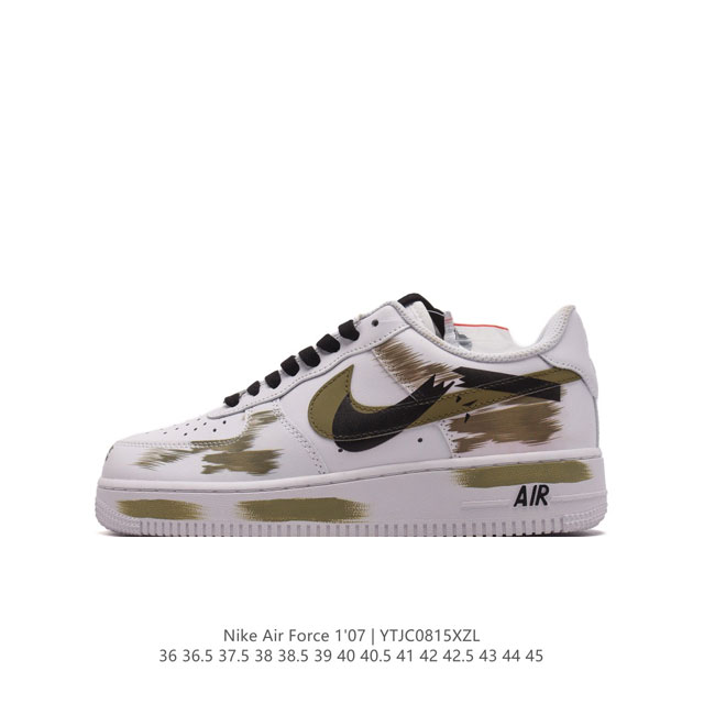 公司级 Af1耐克 Nike Air Force 1 ‘07 Low 空军一号 厚底增高百搭运动板鞋 原楦头原纸板 打造纯正空军版型，专注外贸渠道 全掌内置蜂窝