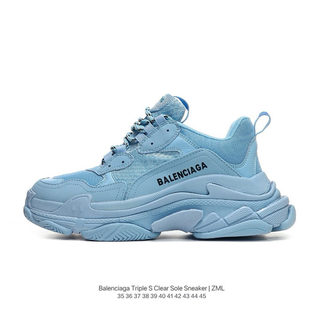 独家私模 全新六层组合大底 1:1复刻 还原细节 料好版型正 Balenciaga 巴黎世家 男女鞋真标原盒原装配置，全部采用原档案原楦数据开发，采用轻质牛剖皮